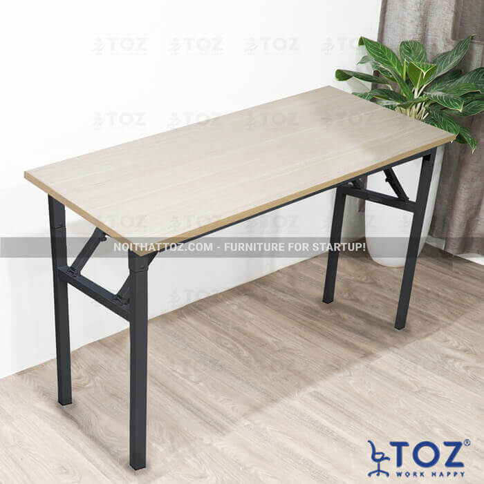 Bàn làm việc tại nhà gấp chân sắt BGD06-84 10 ban chan gap den 1084 2