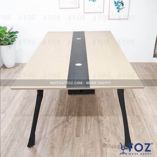Bàn họp W Aja 2m4 BHA-D383 1 ban hop aja khung den 383 1