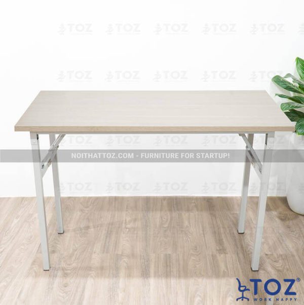 Bàn làm việc tại nhà gấp chân sắt BGG06-84 1 gap ghi 1084 1