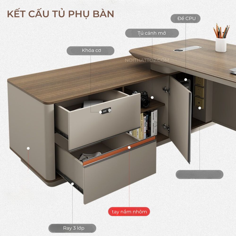 Bàn giám đốc cao cấp Agnes MG669 19 ban giam doc cao cap s664 1