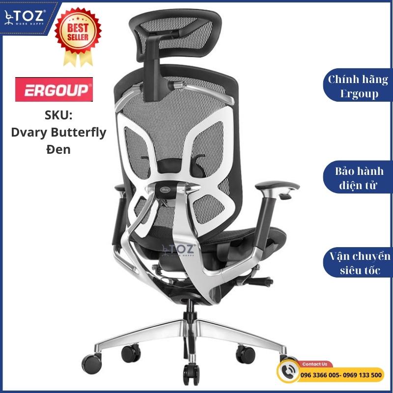 Ghế công thái học Ergonomic Ergoup GTchair Dvary Butterfly Đen 15 ghe cong thai hoc Ergonomic GTchair Ergoup Butterfly den 7