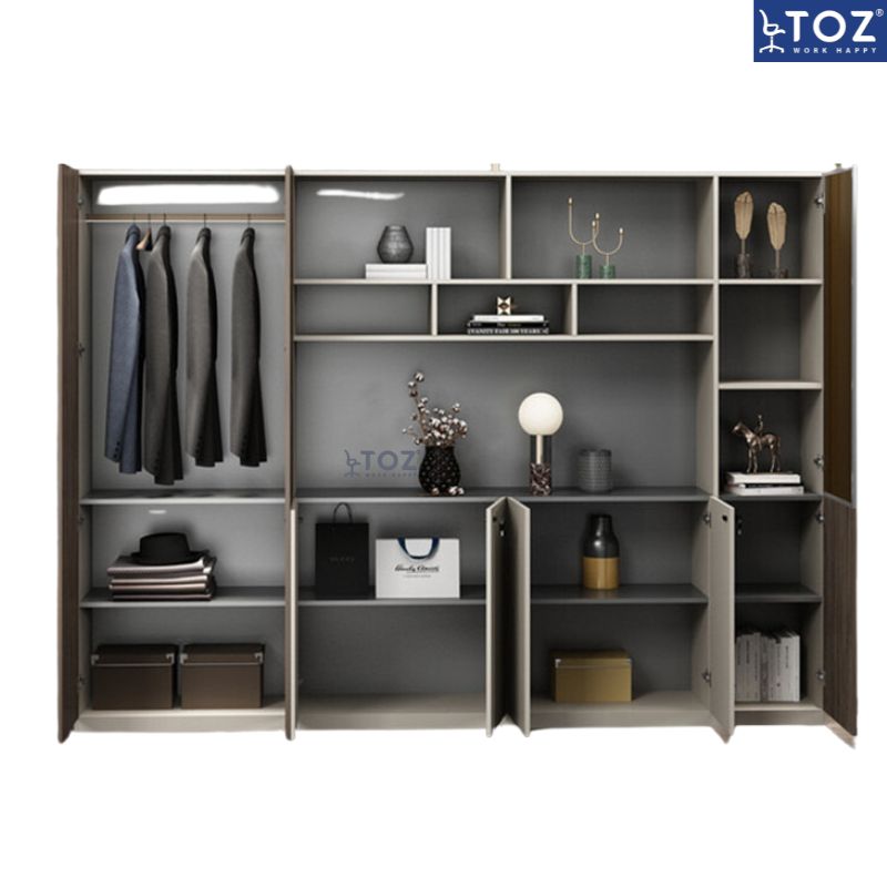 Tủ tài liệu giám đốc Newtrend 2m8 TLDN02 11 tu tai lieu giam doc 2m4 8